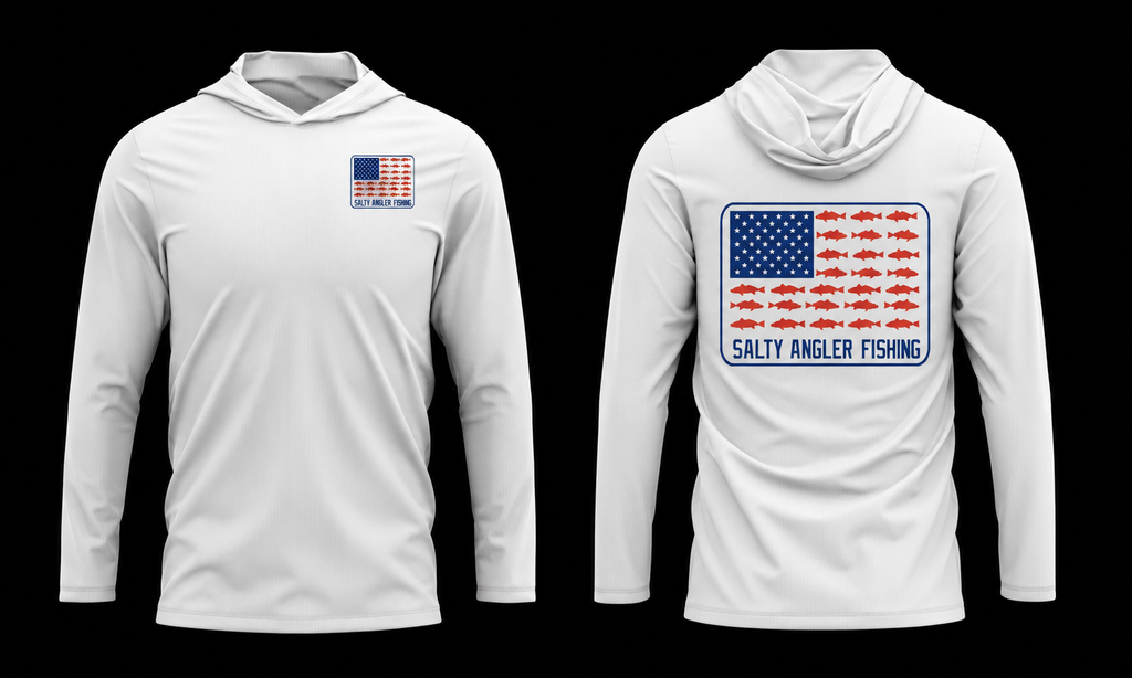 American Red Fish Flag